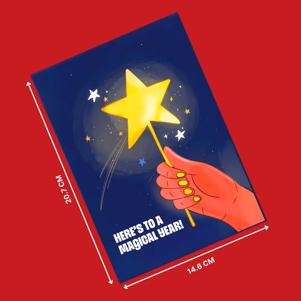 Greeting Card: Here's To A Magical Year  image 3