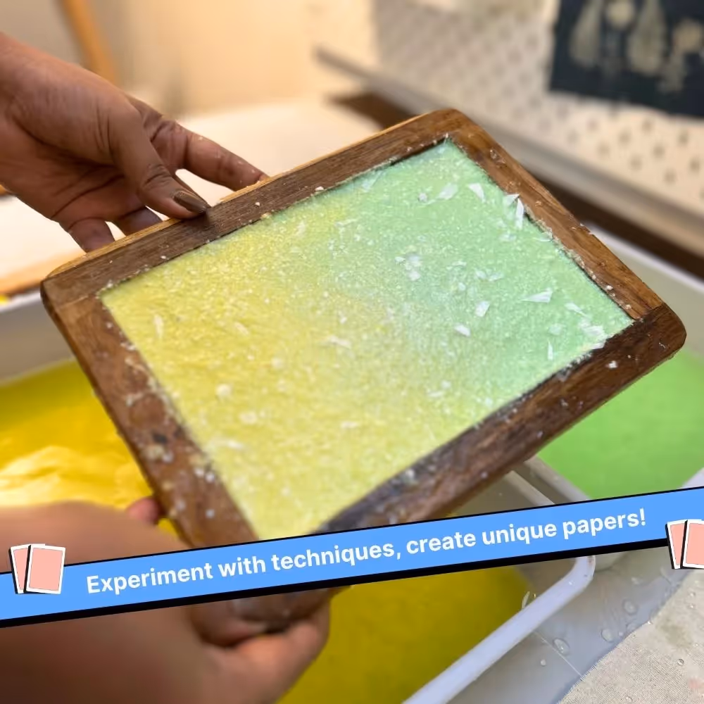 Handmade Paper Making Mould and Deckle Set image 2