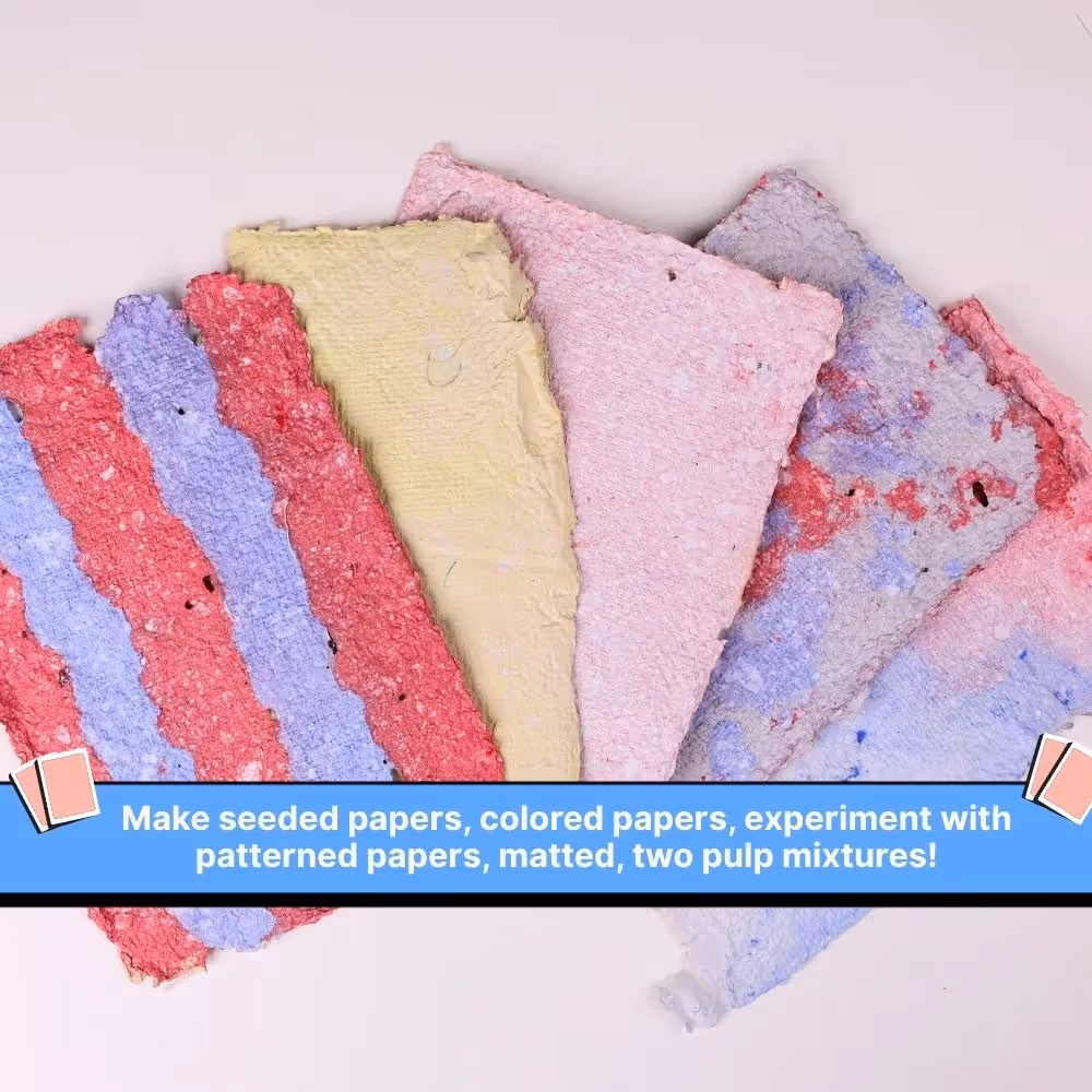 Handmade Paper Making Mould and Deckle Set image 7