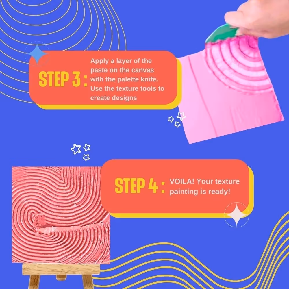 Kitsters DIY Texture Painting Kit - photo 5 of 9