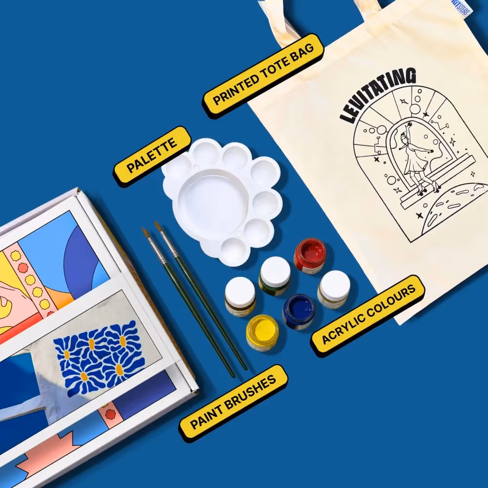 Levitating DIY Tote Bag Painting Kit image 2