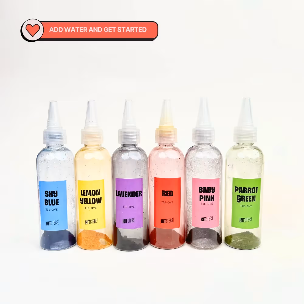Tie-Dye Colour Pack of 6 image 3
