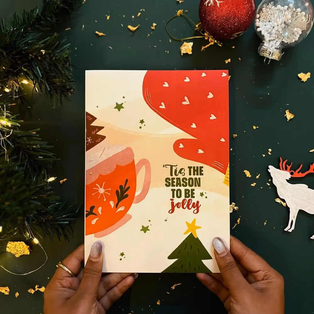 Tis The Season To Be Jolly Greeting Card  image 1