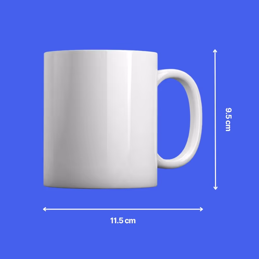 White Ceramic Mug Pack image 2