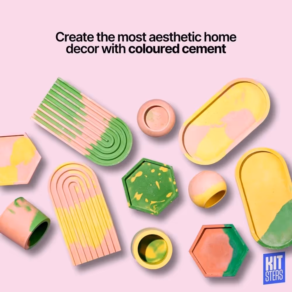 Yellow Coloured Cement image 3