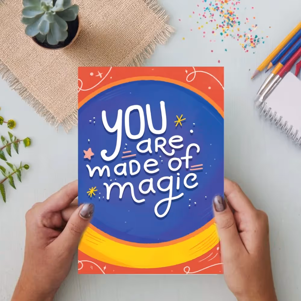 You Are Made of Magic Greeting Card image 1