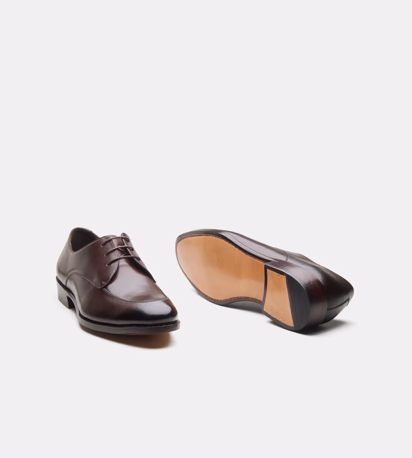 Apron Toe Derby Brown image 1