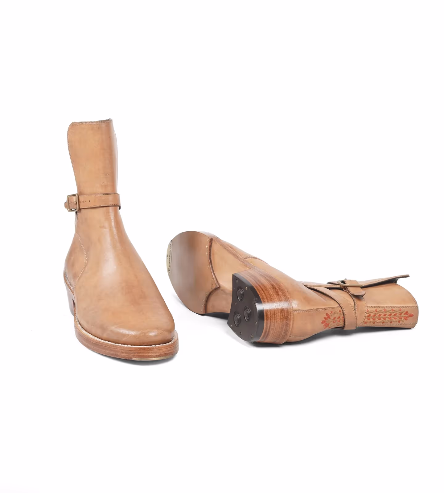 Badalassi Carlo Pueblo Bone Jodhpur Boot image 6