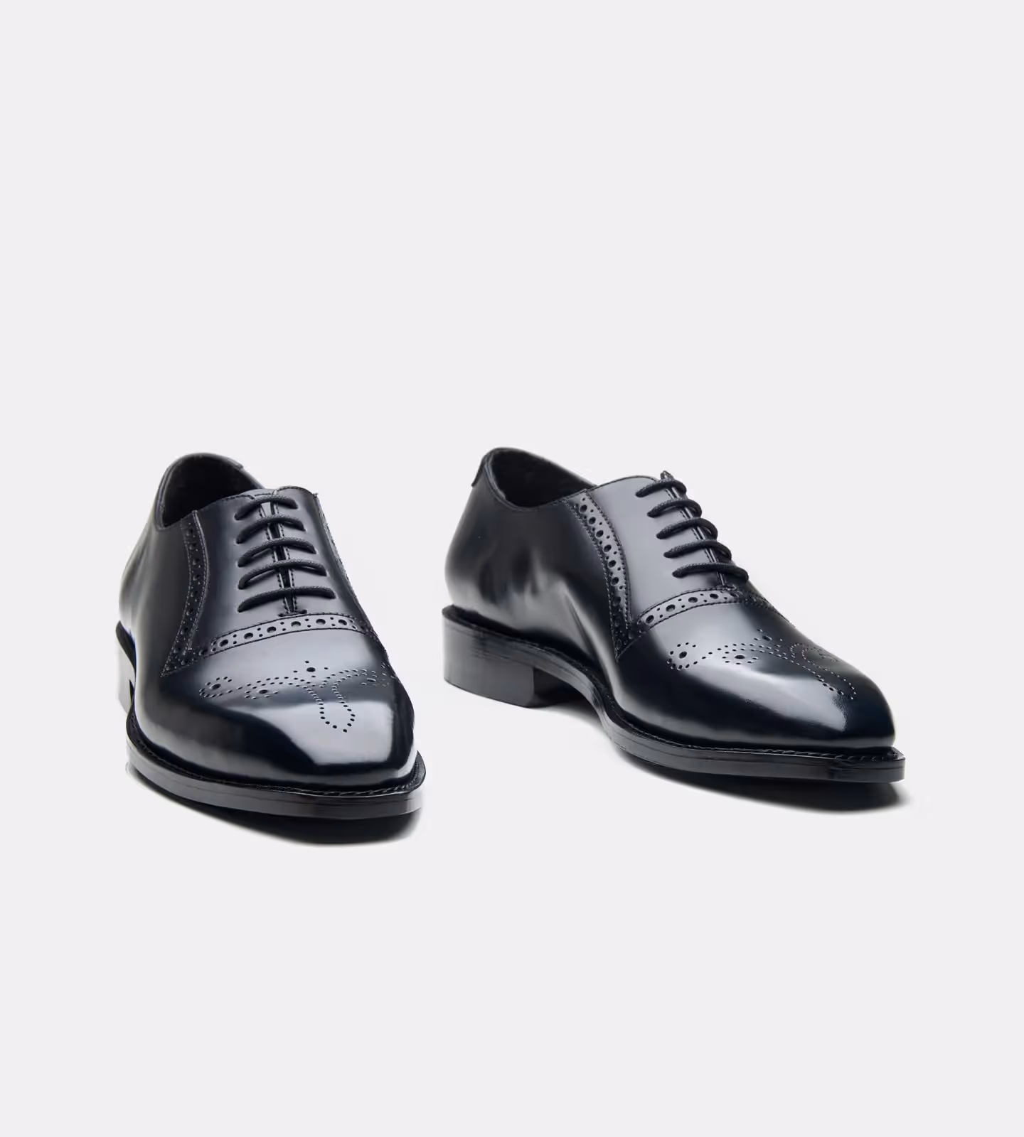 Black Michigan Full Grain Brogue Oxfords image 1