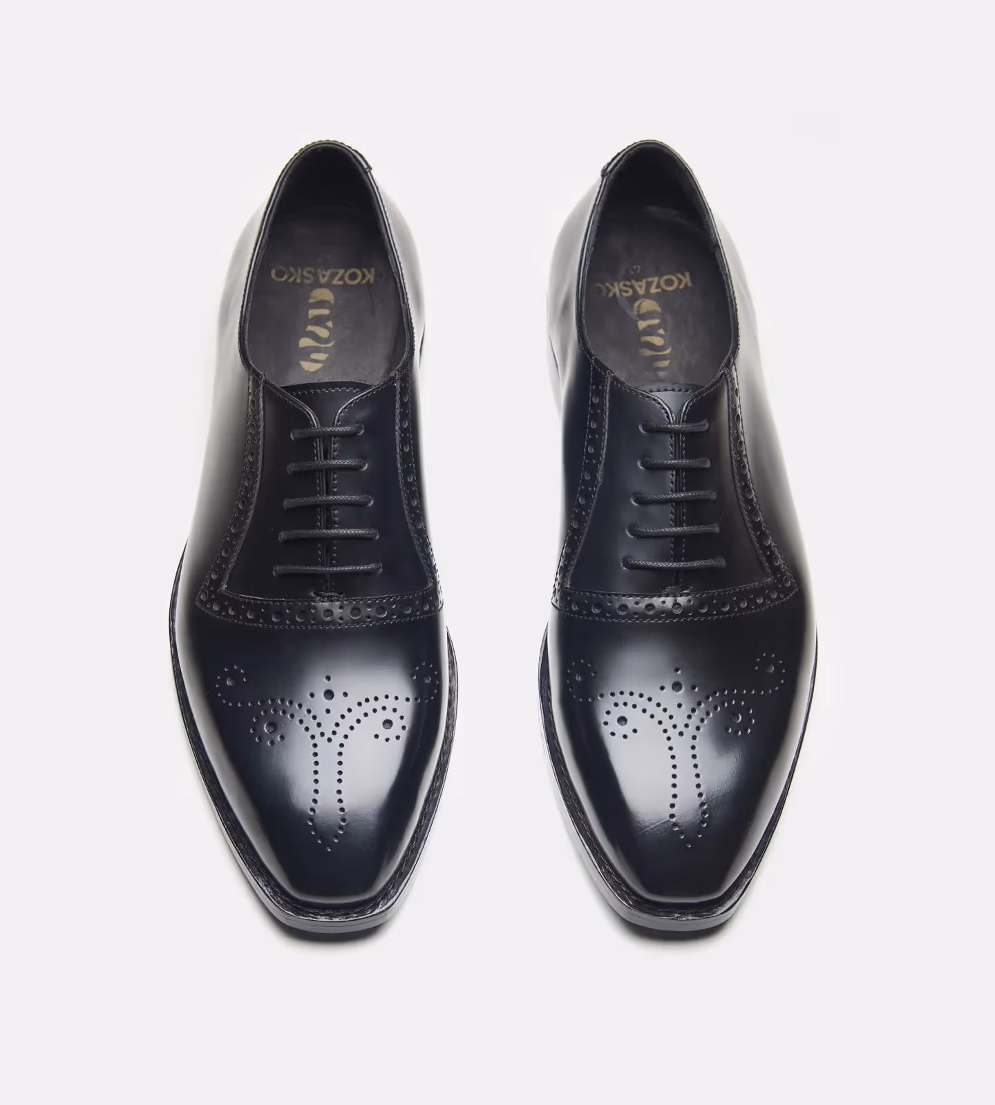 Black Michigan Full Grain Brogue Oxfords image 3