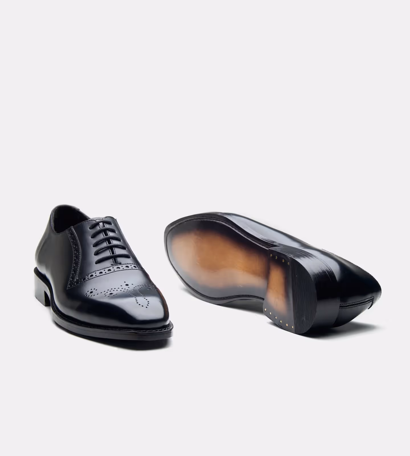 Black Michigan Full Grain Brogue Oxfords image 4