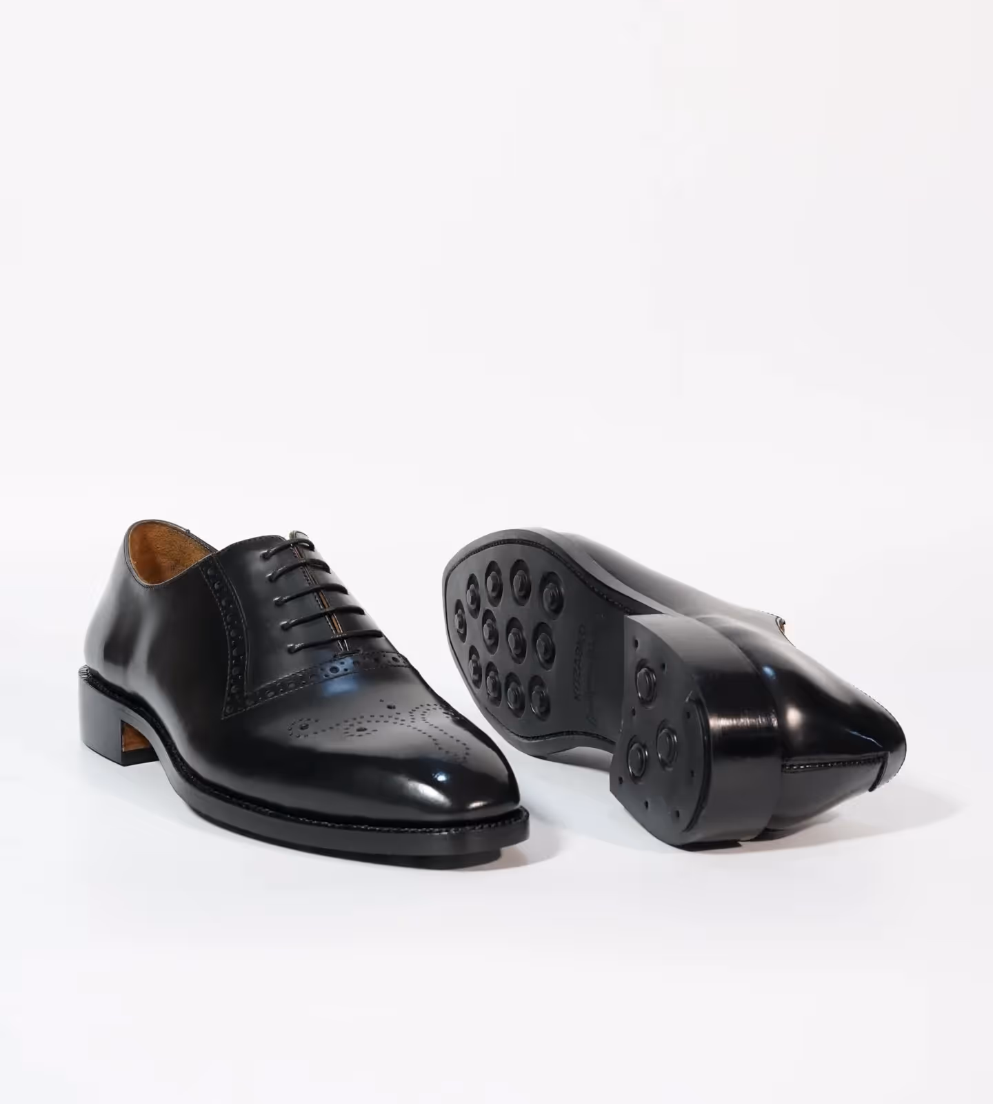 Black Michigan Full Grain Brogue Oxfords image 6