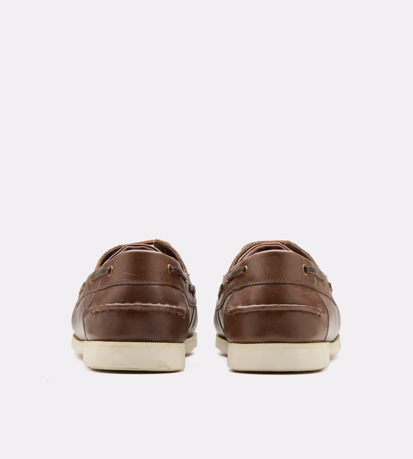Blake Stitched Brown Leather Boat Lace-Up Shoe  image 4