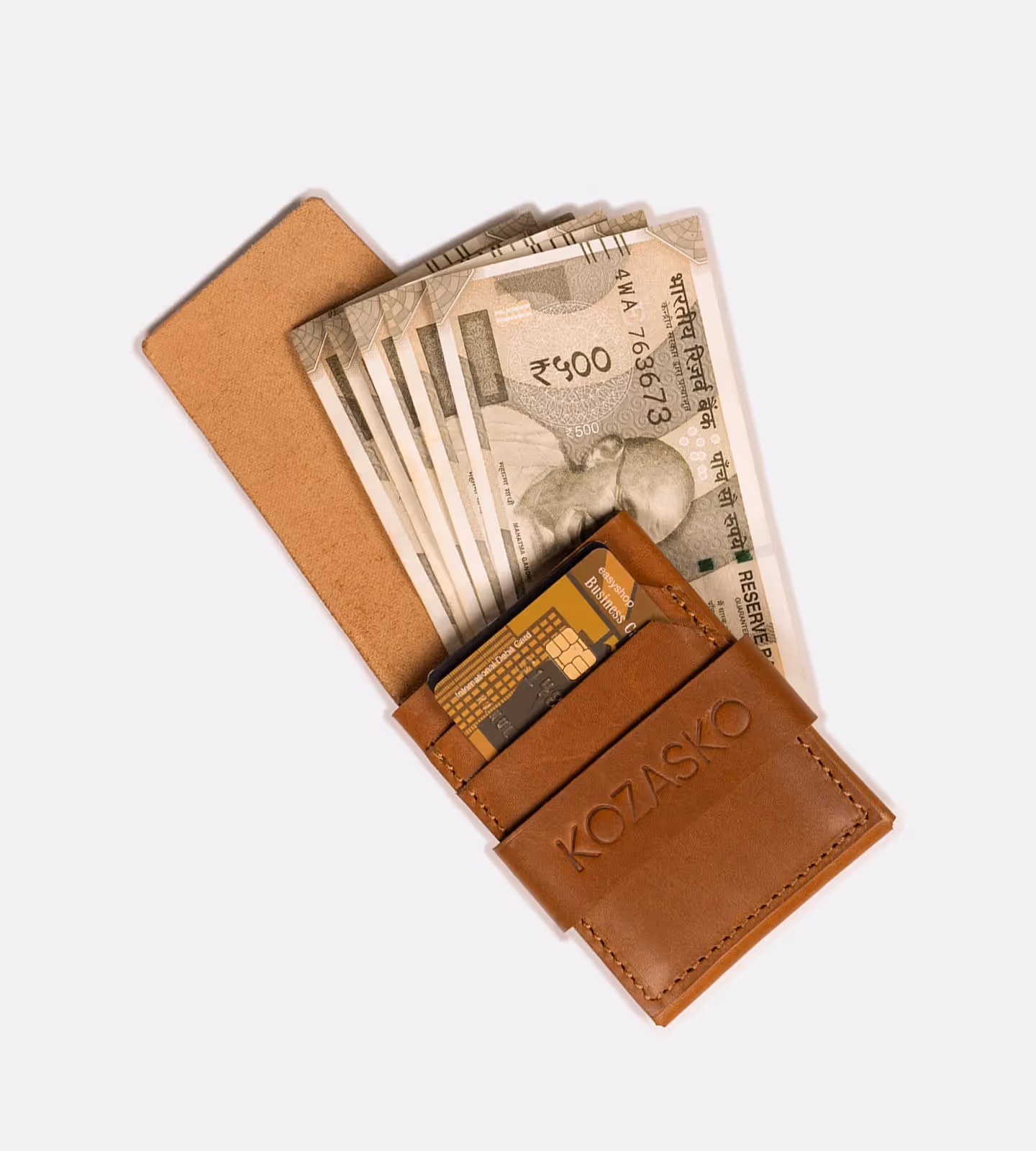 Boaventura Hydro Pull up Leather Card Holder  image 2