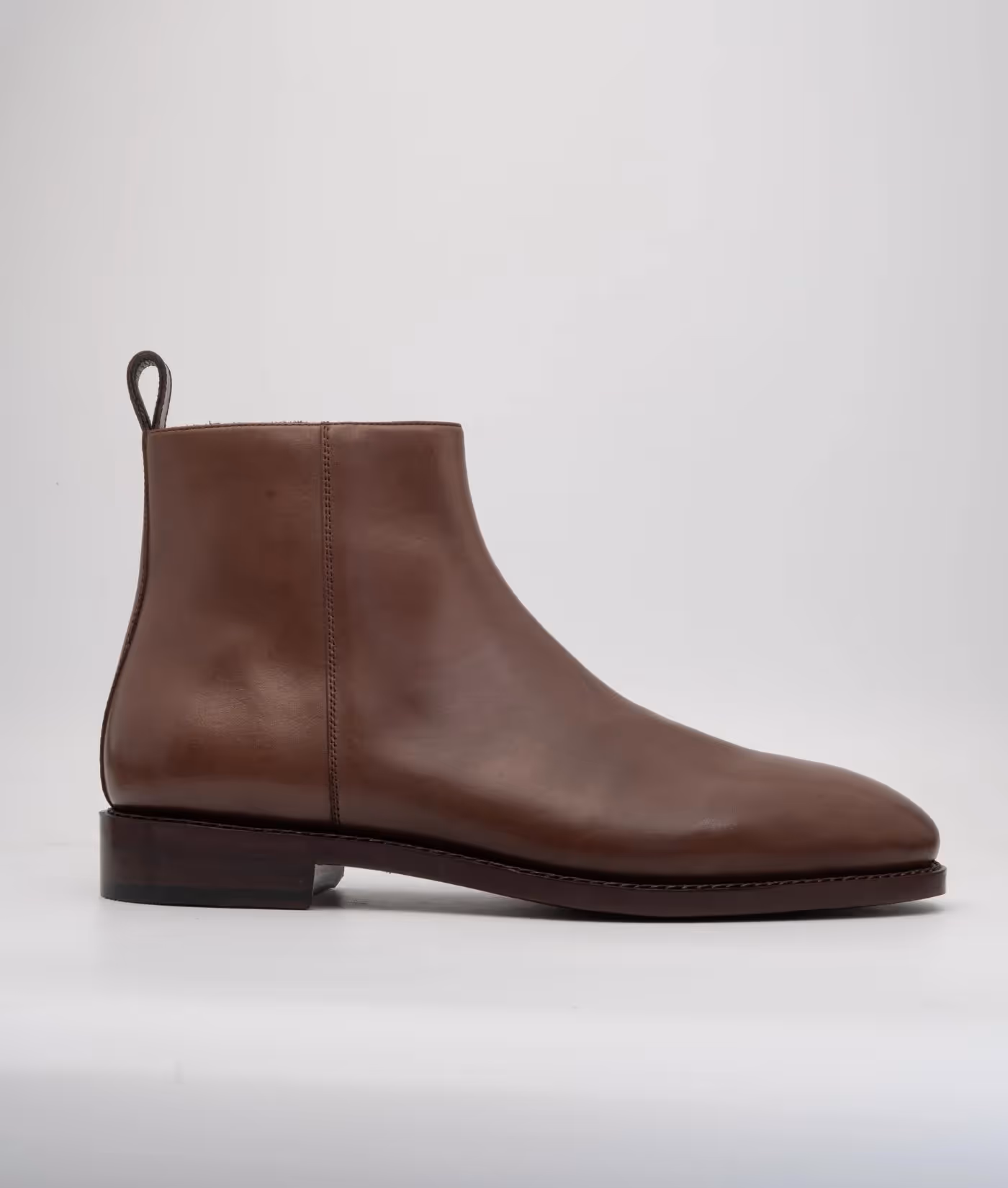 Brown Crust Zipper Chelsea Boot image 2
