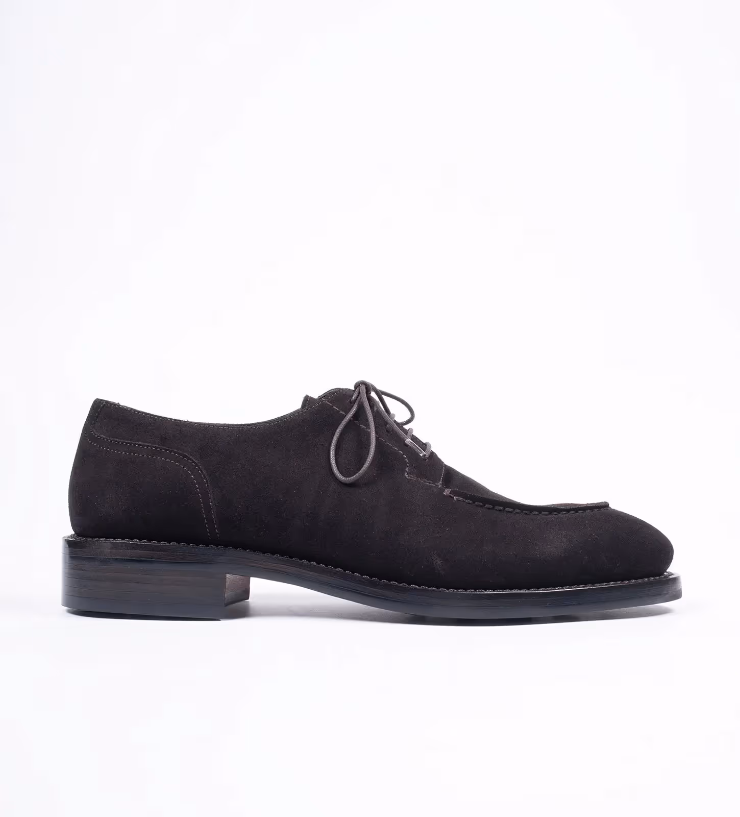 Brown Suede Split Toe Derby image 3