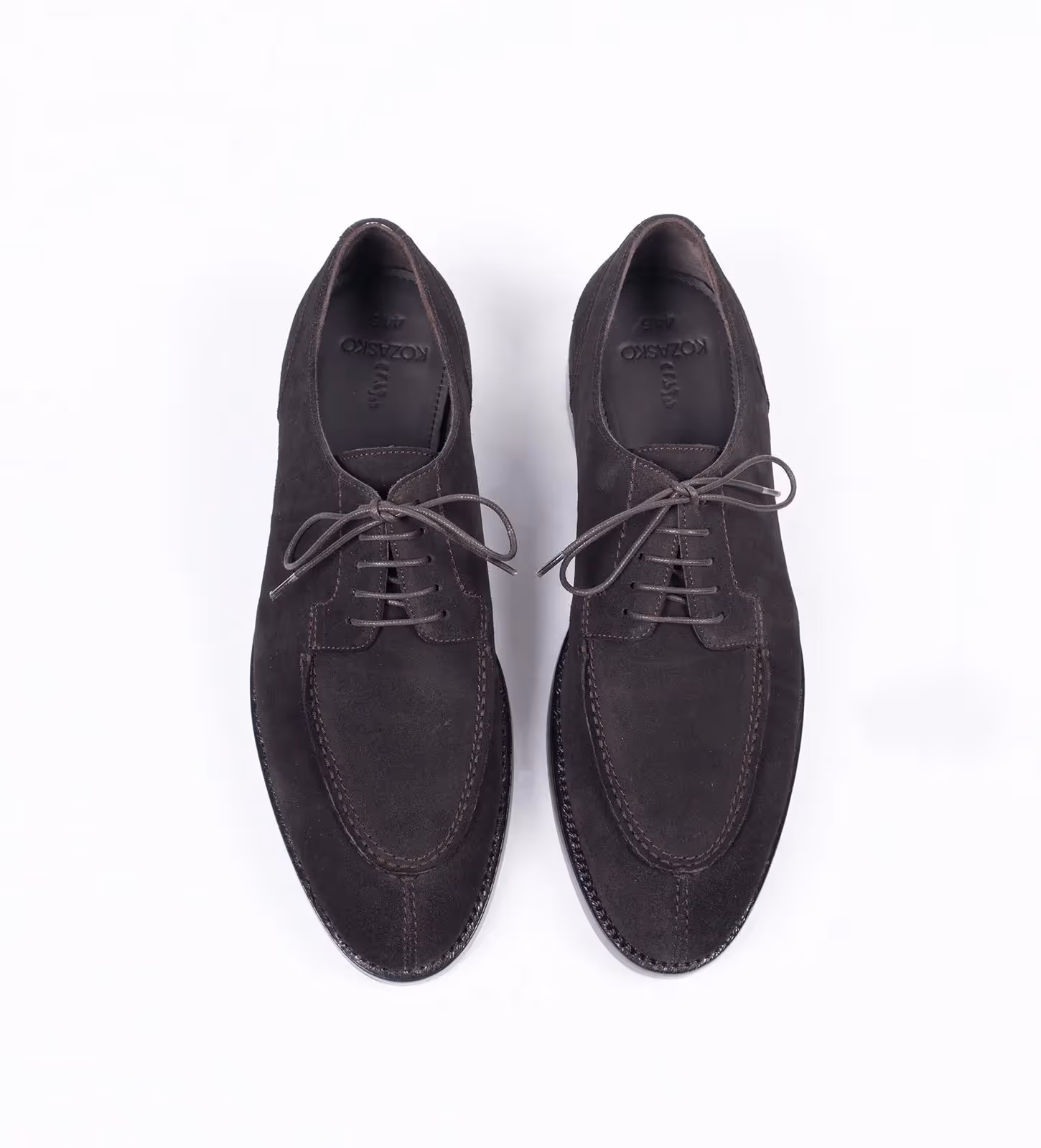 Brown Suede Split Toe Derby image 5