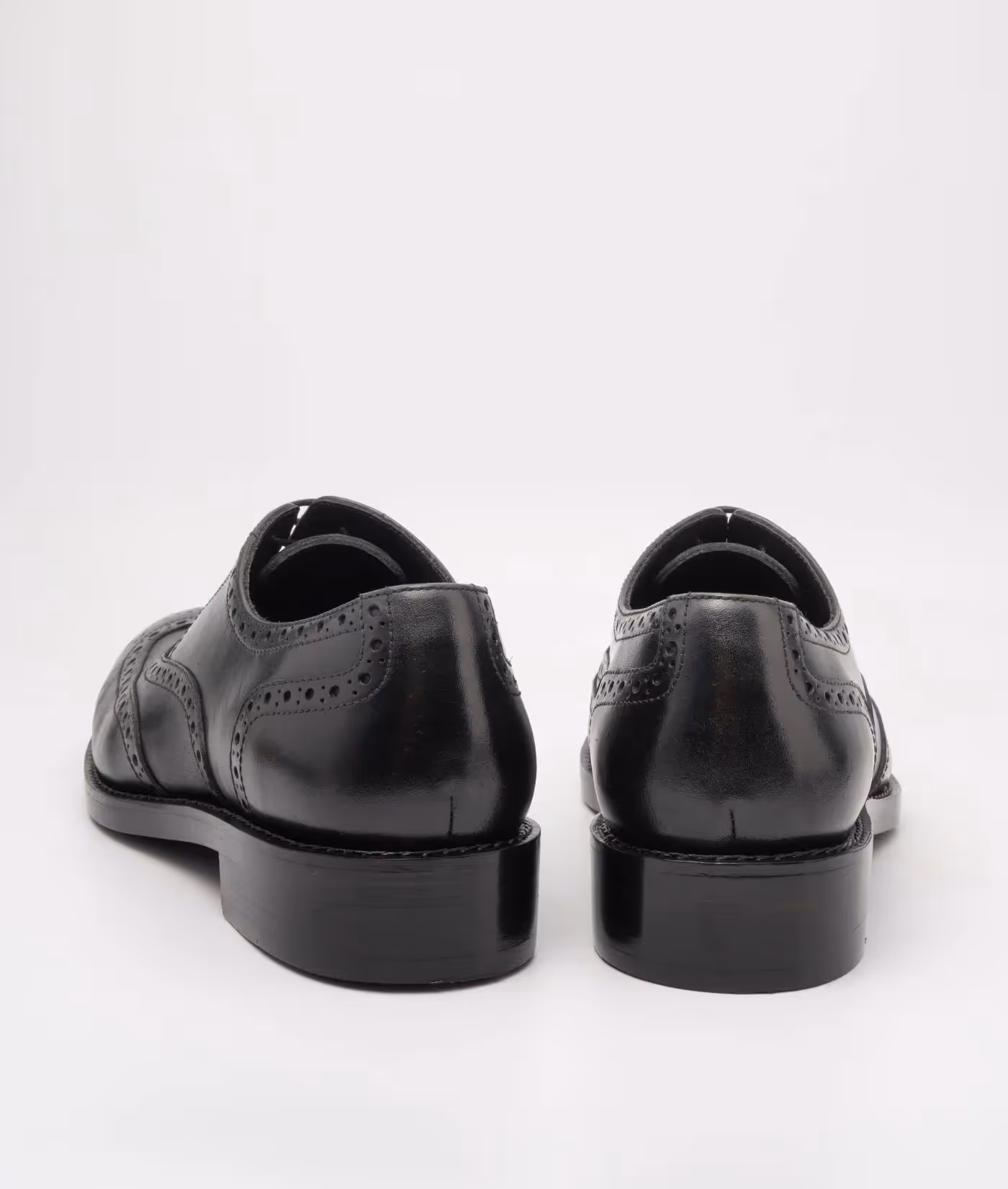 Classic Black Wingtip Oxfords  image 2