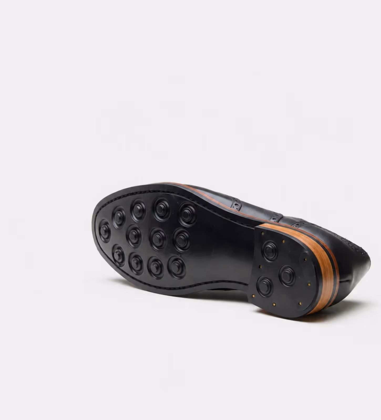 Classic Black Wingtip Oxfords  image 6