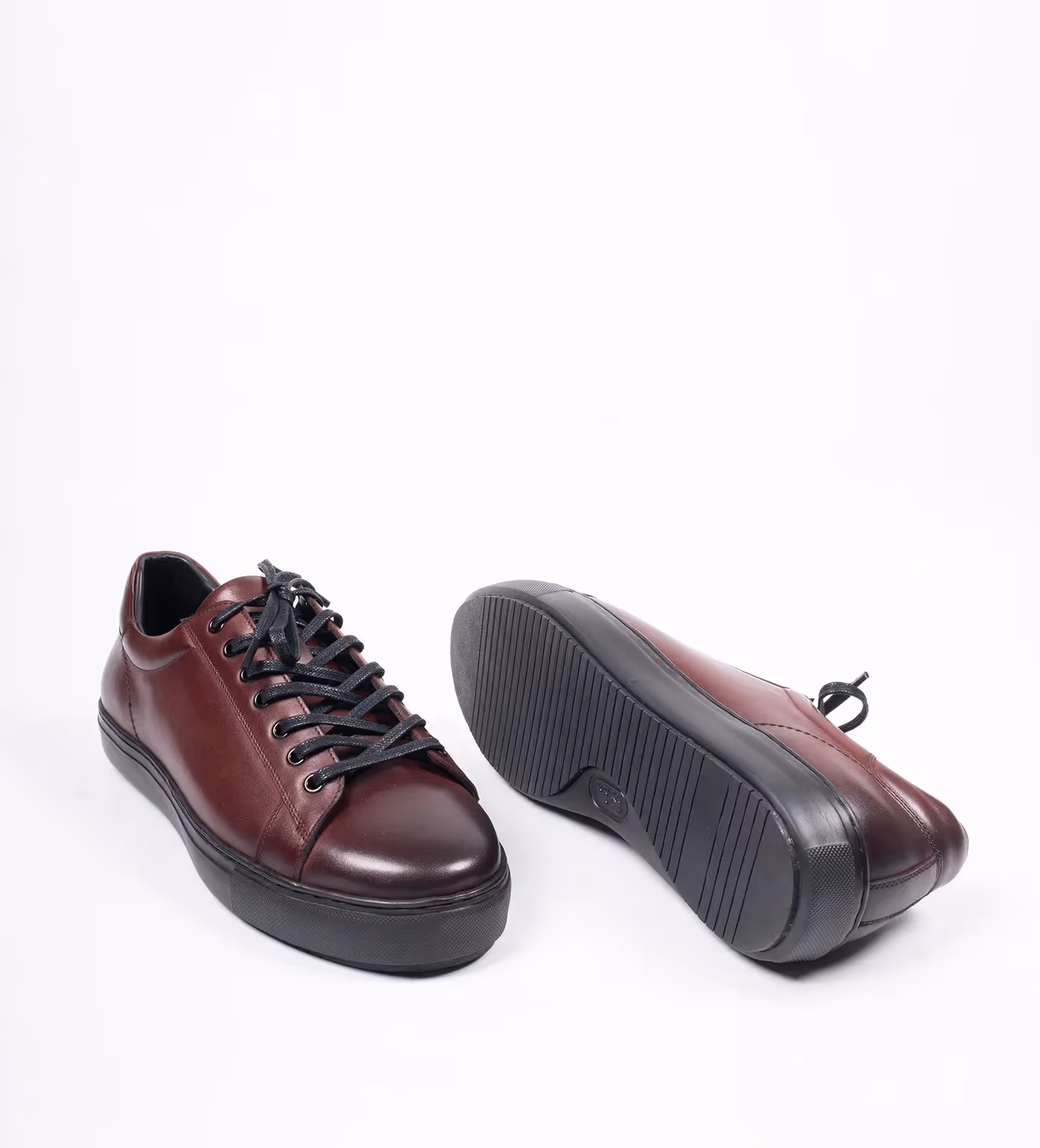 Classic Burgundy Leather Sneaker image 2