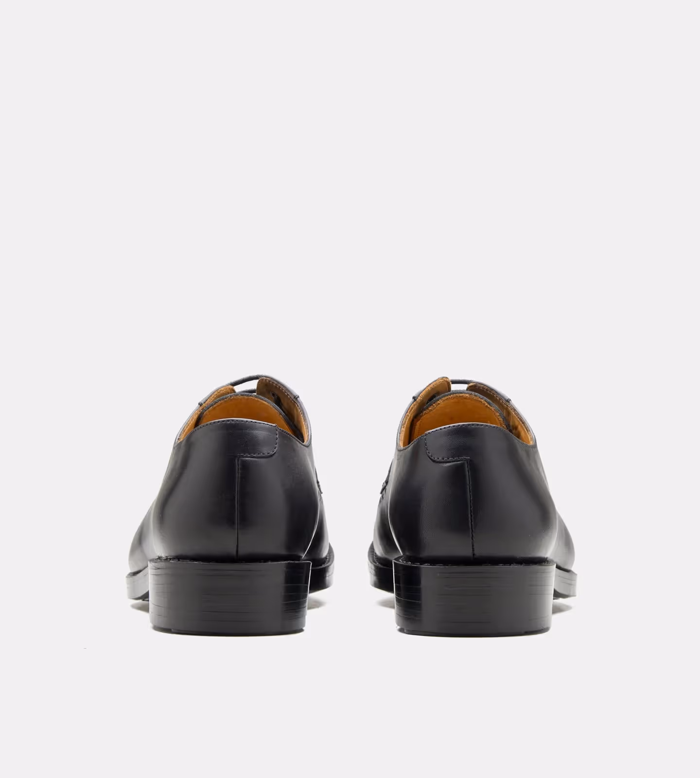 Classic Hand Welted Black Plain Toe Blucher image 3