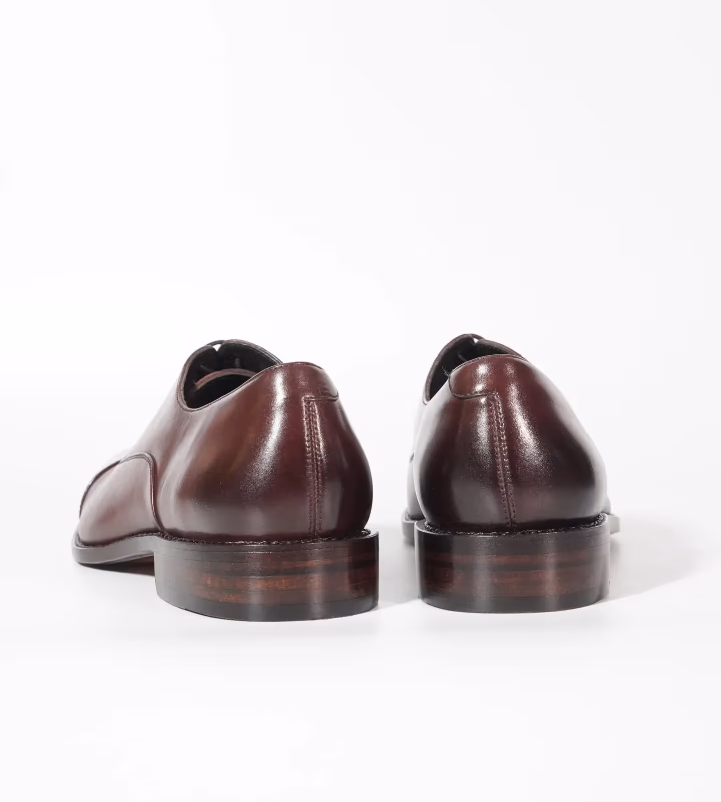 Classic Hand Welted Burgundy Captoe Oxfords  image 5