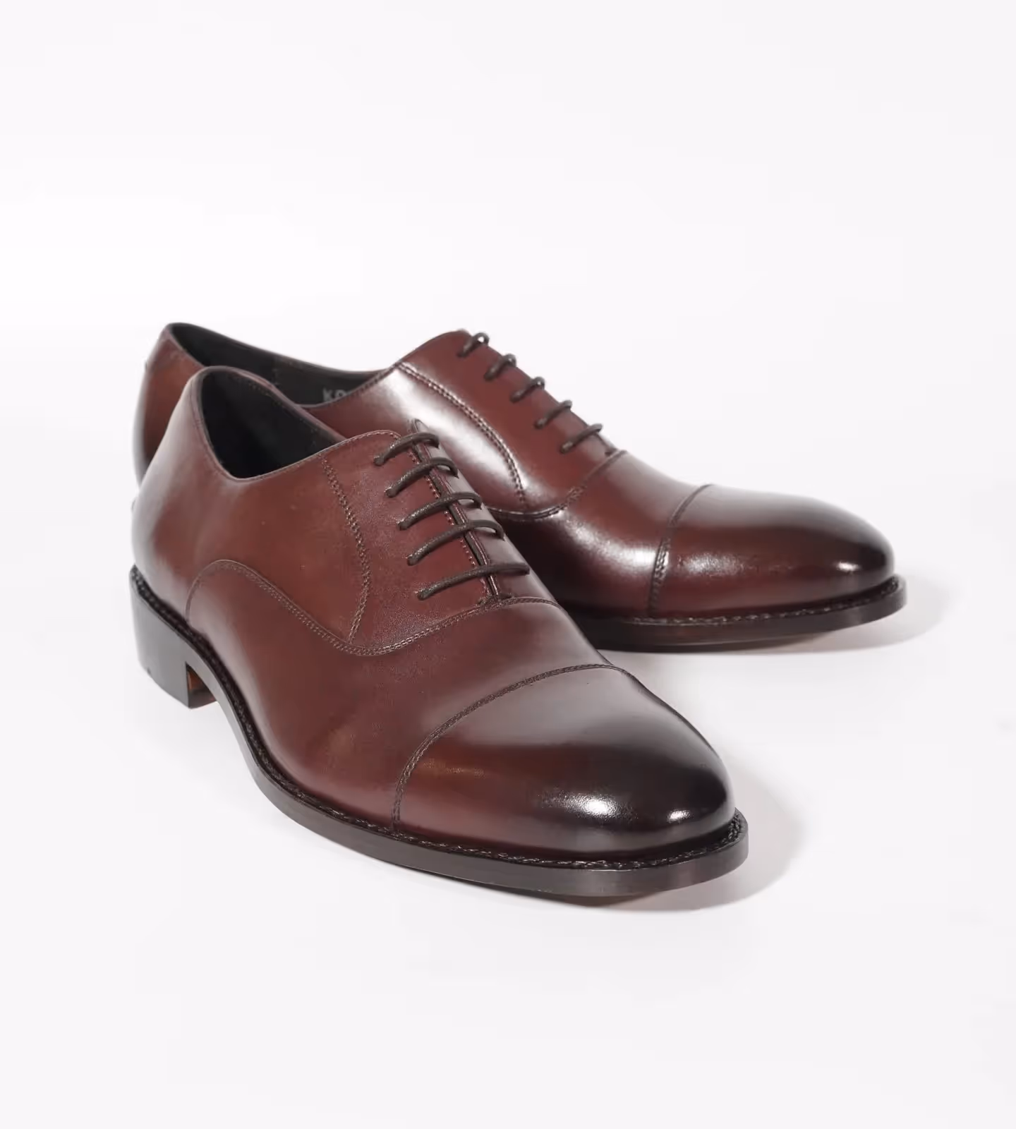 Classic Hand Welted Burgundy Captoe Oxfords  image 6