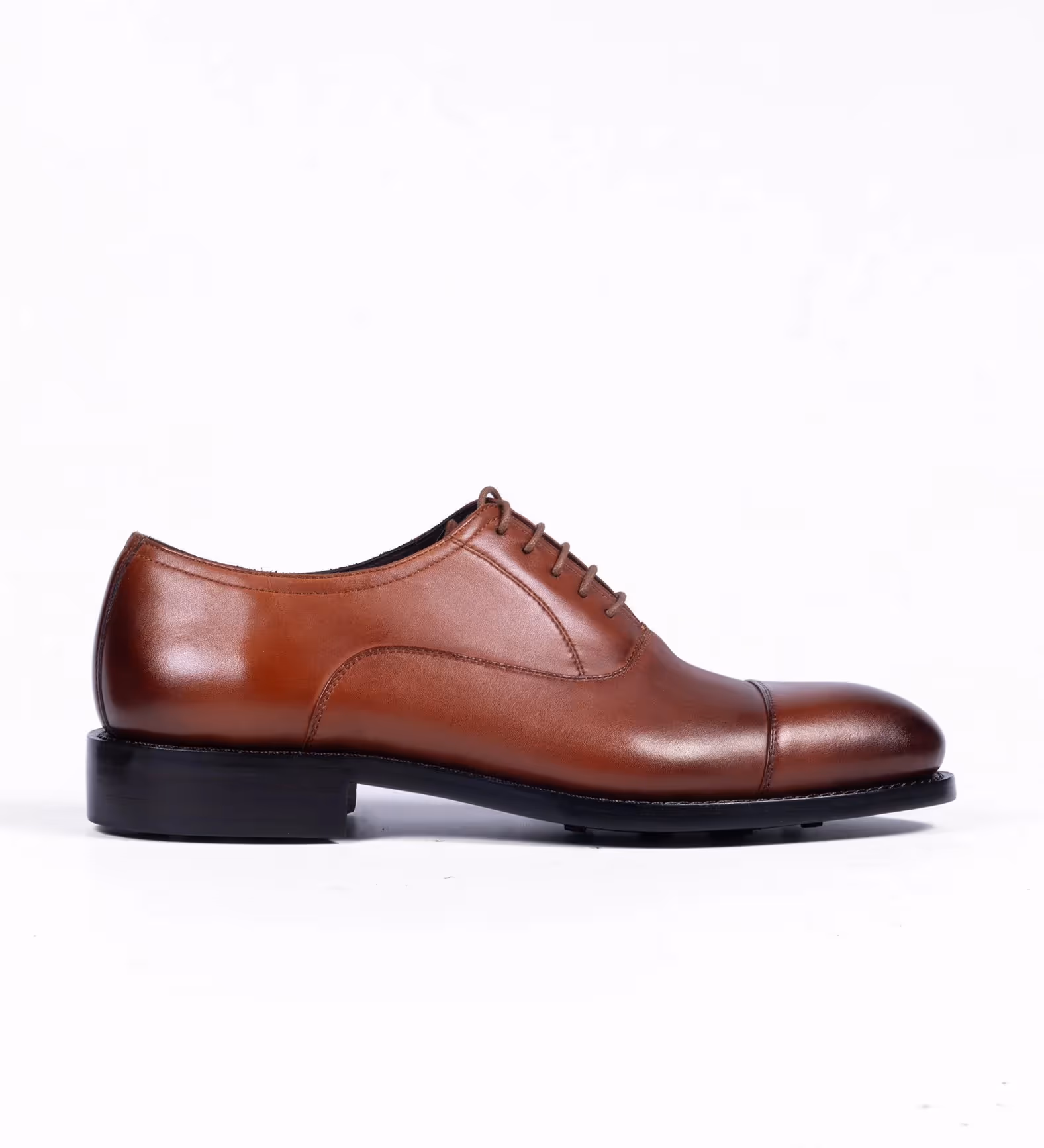 Classic Hand Welted Cognac Captoe Oxfords image 3