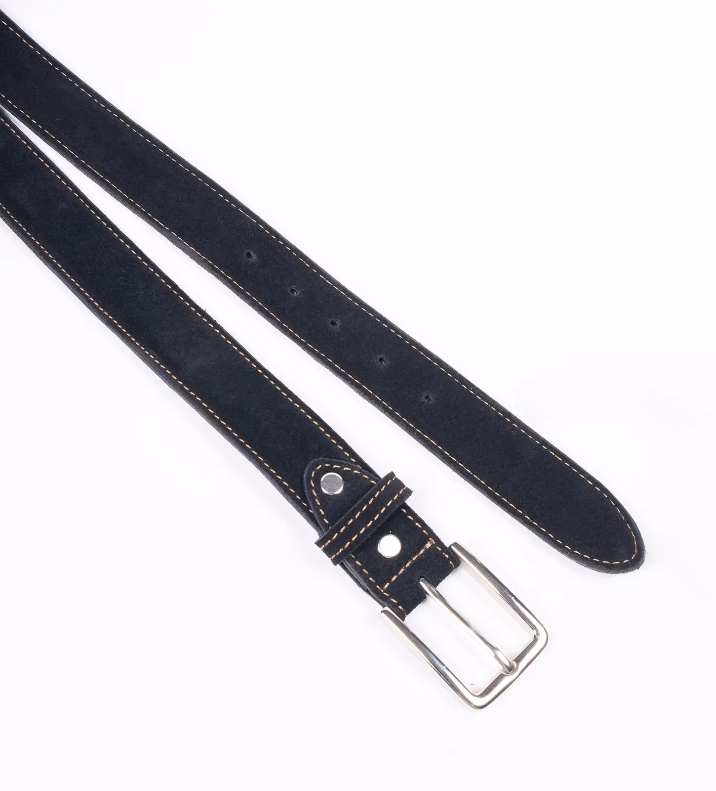 Groupo Mastrotto Black Suede Belt  image 2
