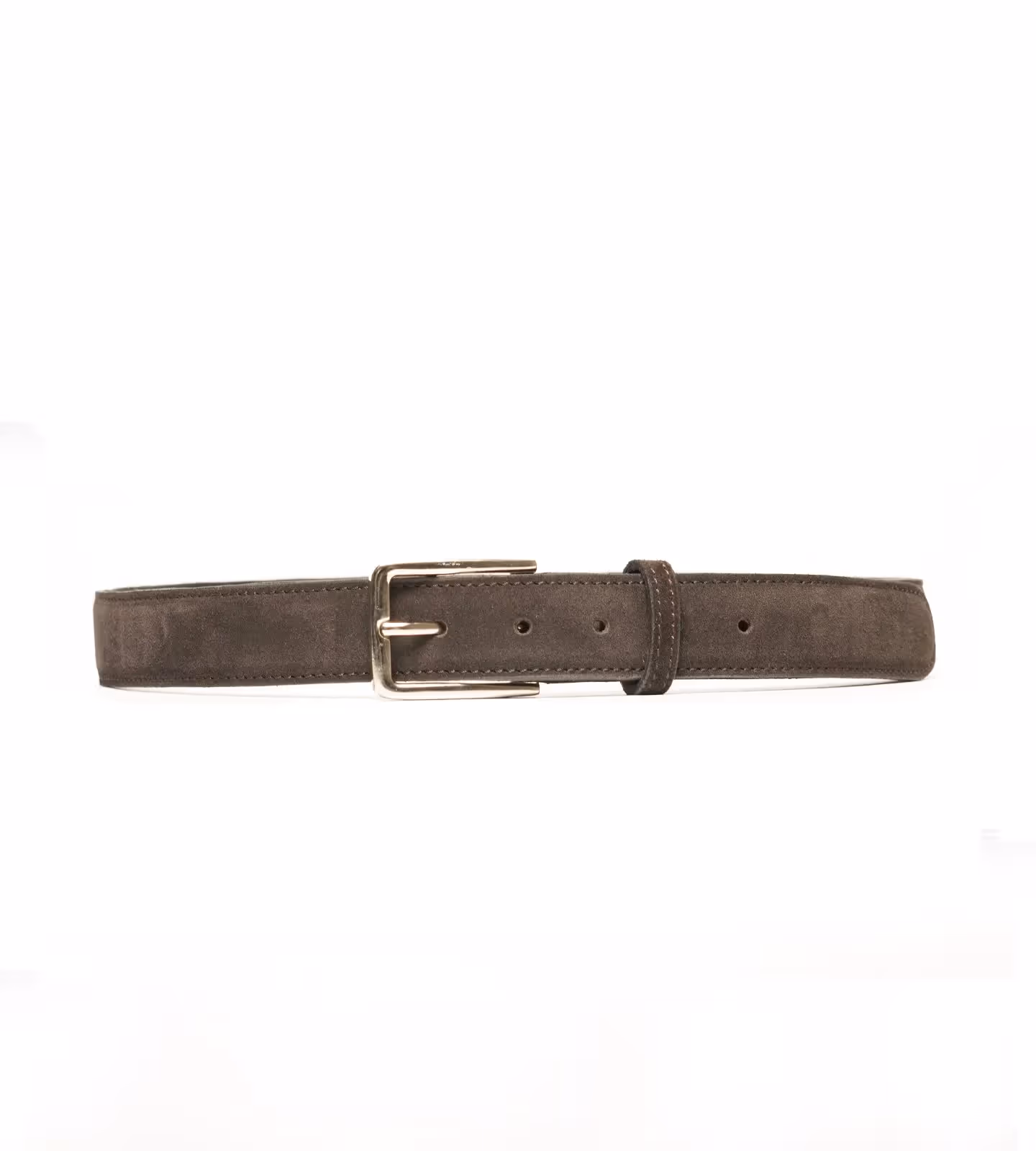 Groupo Mastrotto Brown Suede Leather Belt image 1