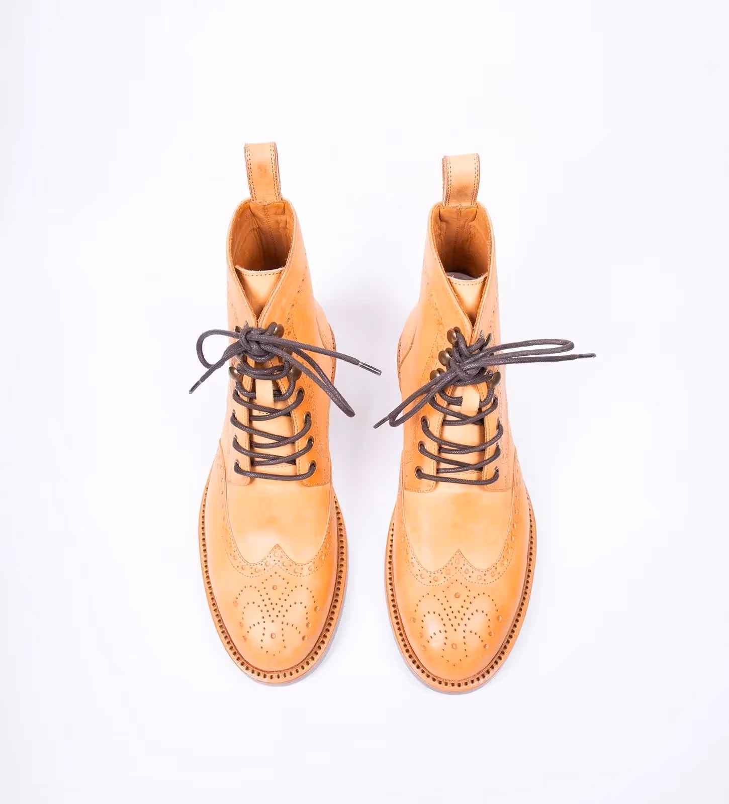 Hand-Welted Badalassi Wingtip Brogue Boot image 3