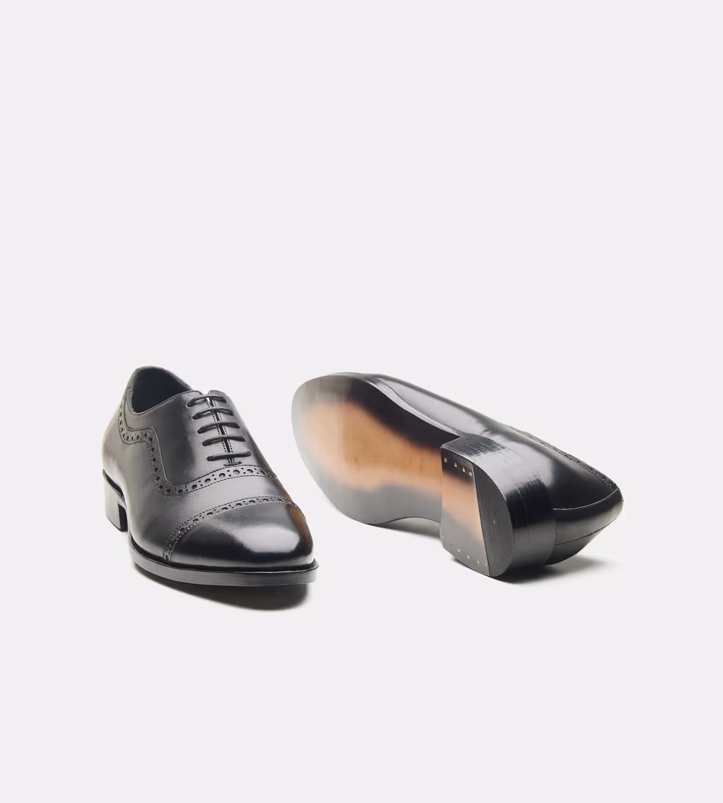 Hand Welted Black Adelaide Oxfords image 2