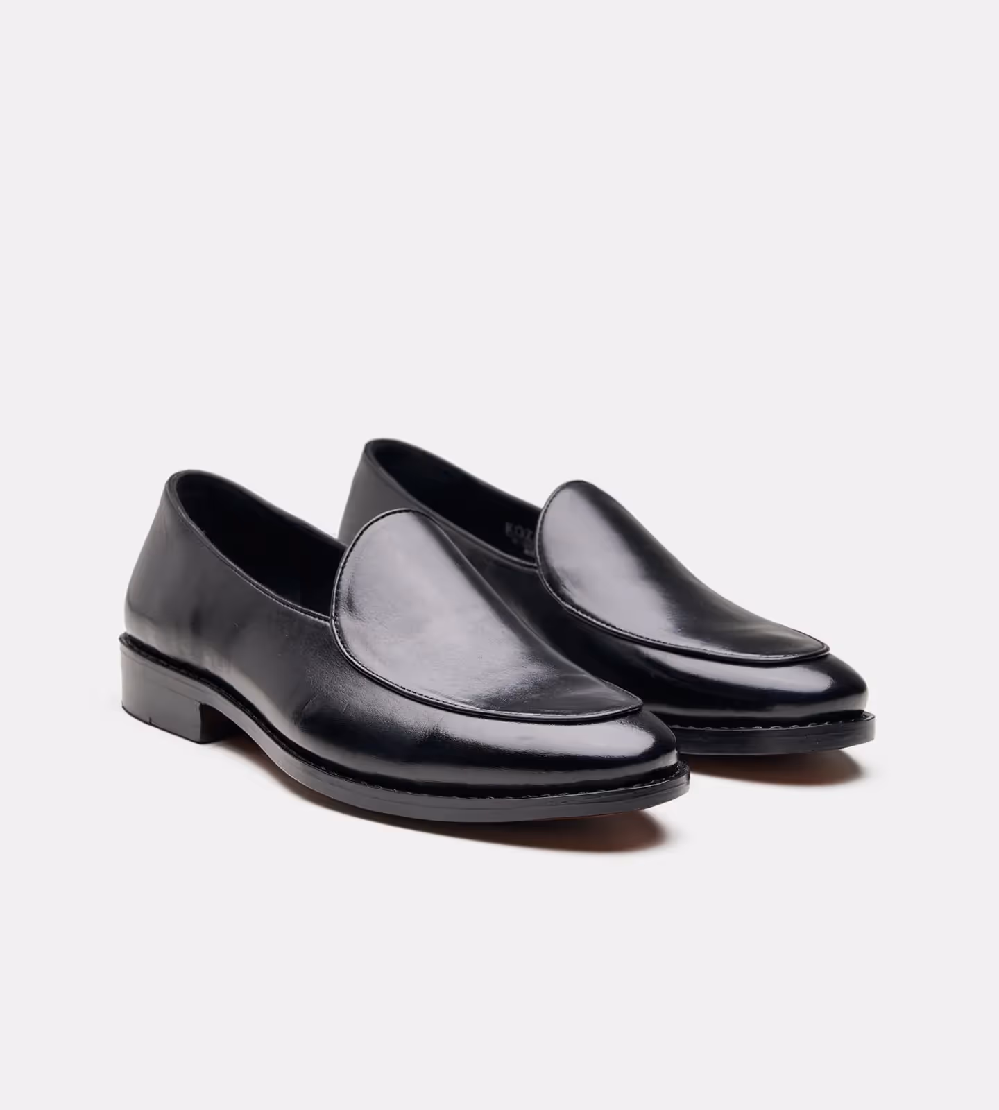 Hand Welted Black Belgian Loafer image 2