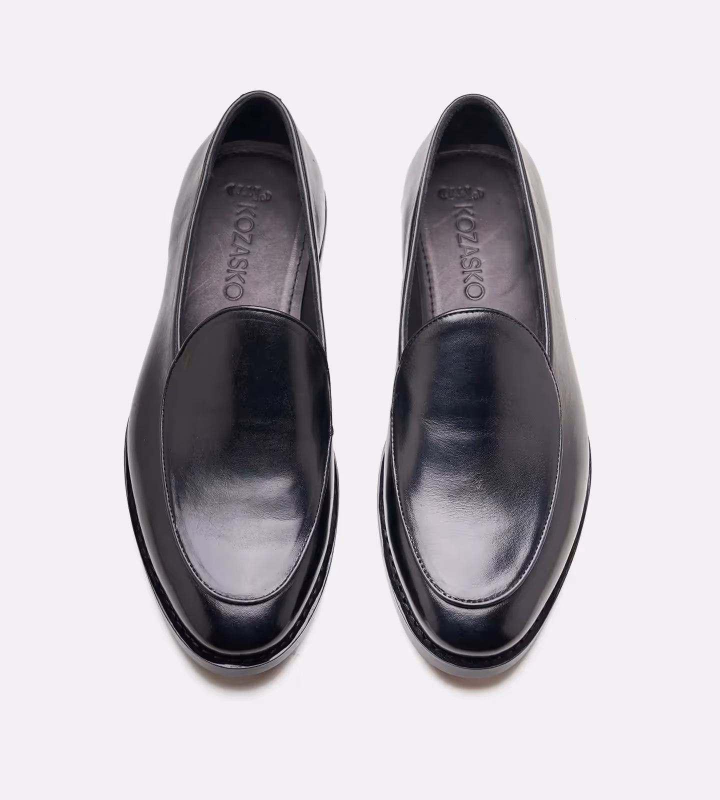 Hand Welted Black Belgian Loafer image 3