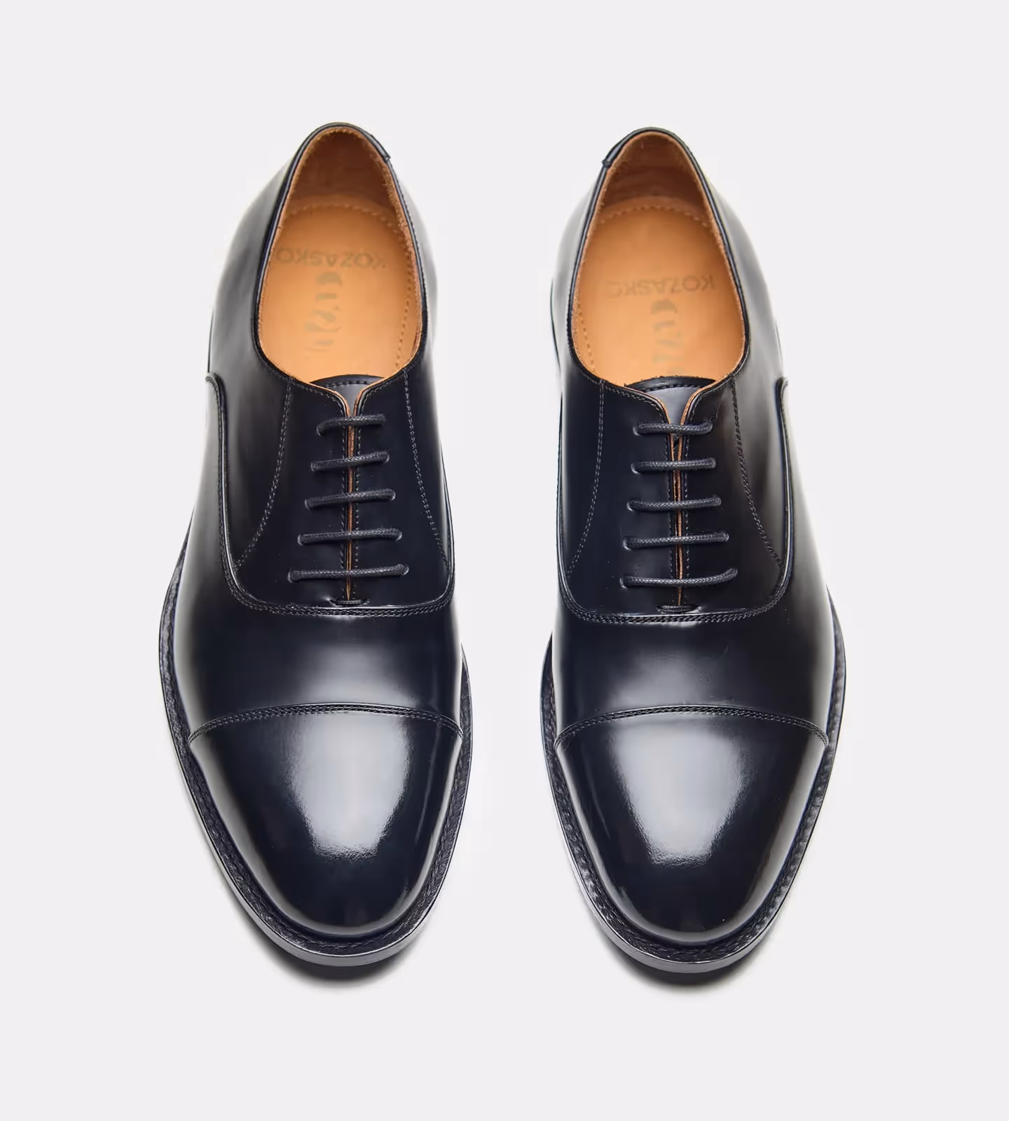 Hand Welted Black Michigan Full Grain Captoe Oxfords image 3
