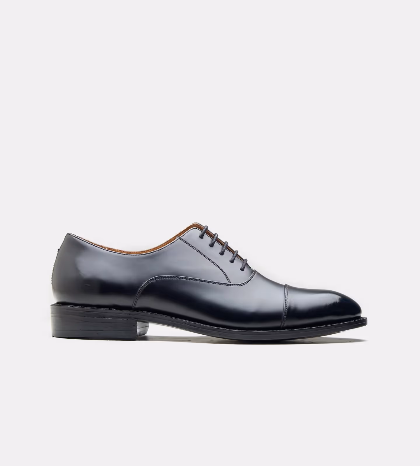 Hand Welted Black Michigan Full Grain Captoe Oxfords image 5