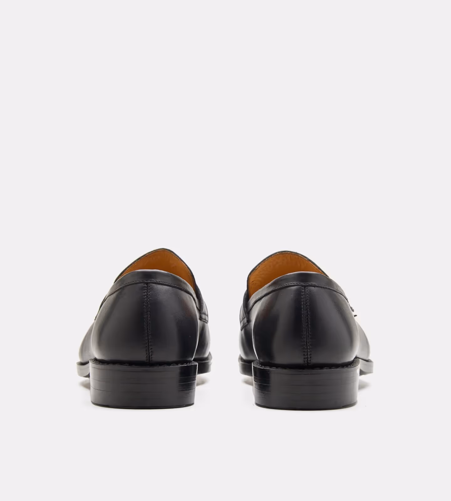 Hand Welted Black Penny Loafer image 5