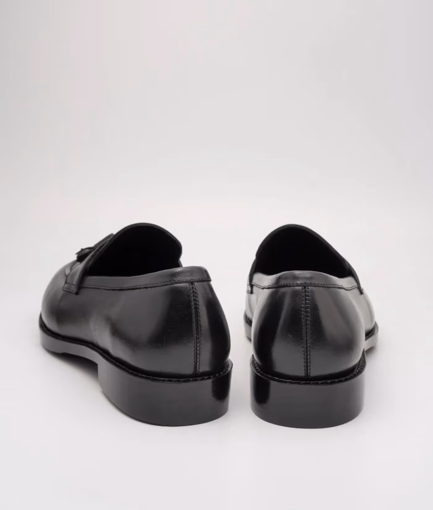 Hand-Welted Black Tassel Loafer image 5
