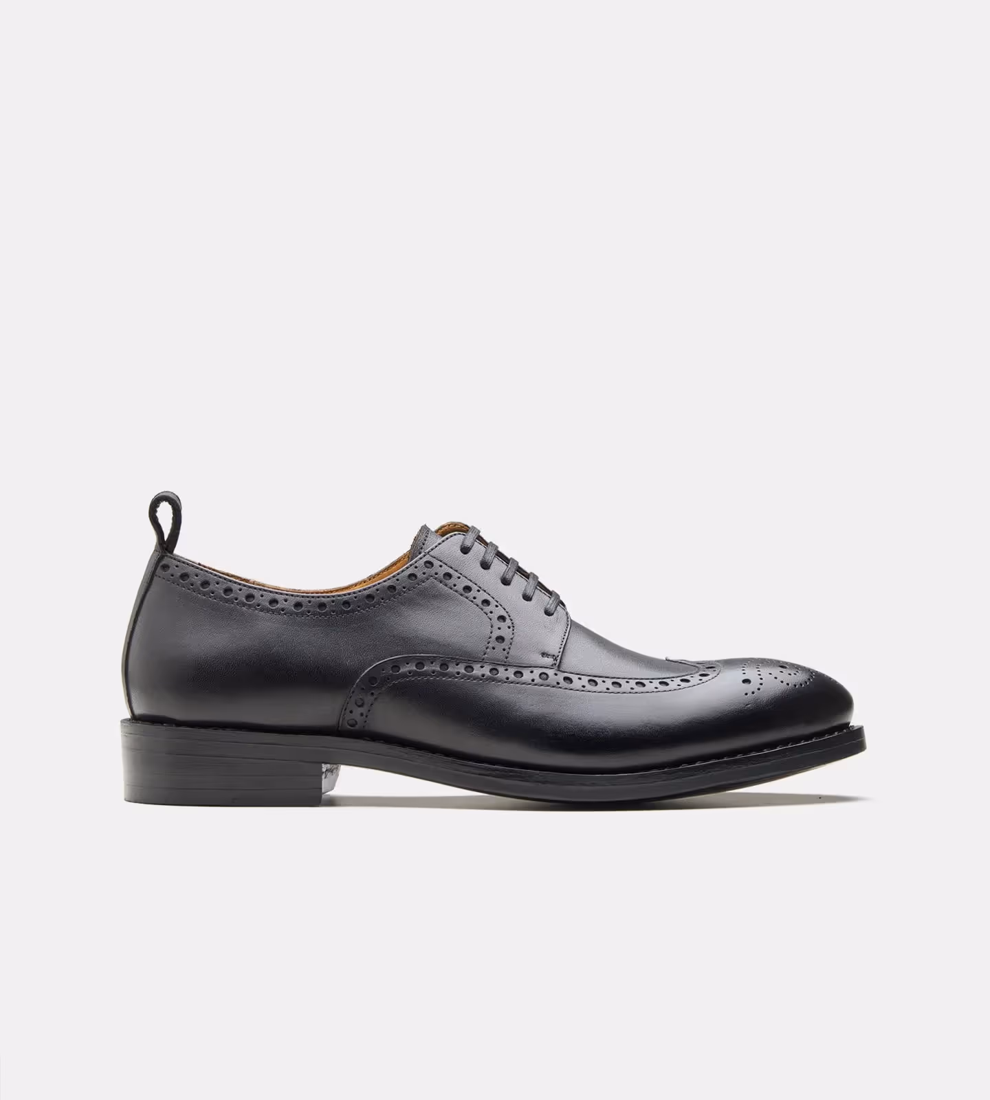 Hand Welted Black Wingtip Derby image 5