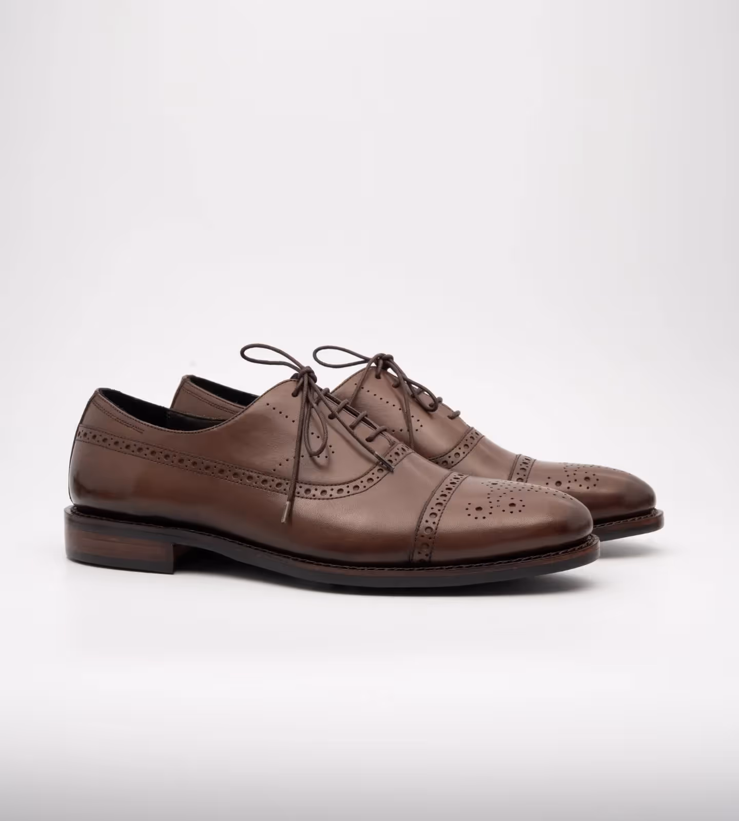 Hand Welted Brown Adelaide Oxfords image 2