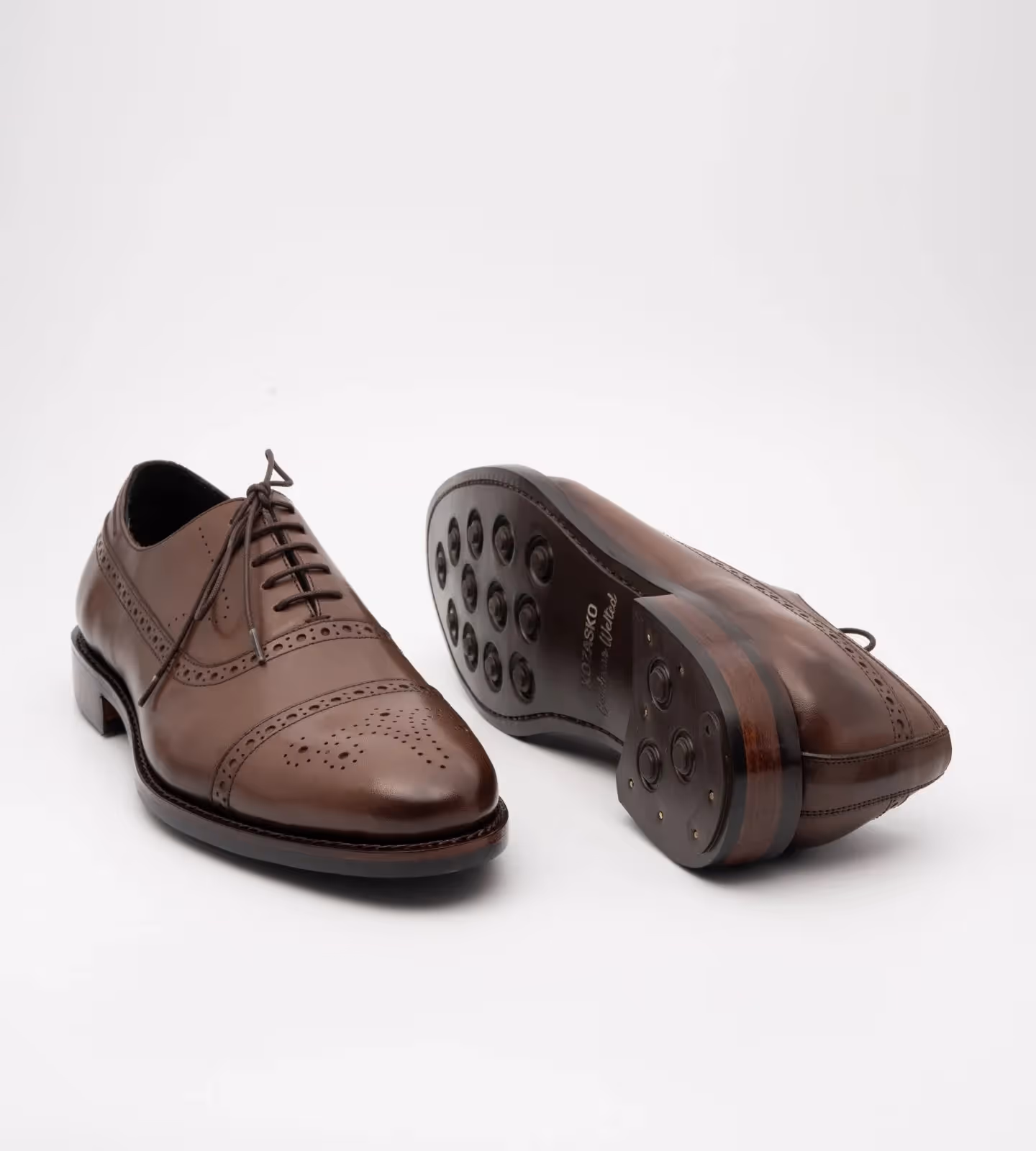 Hand Welted Brown Adelaide Oxfords image 3