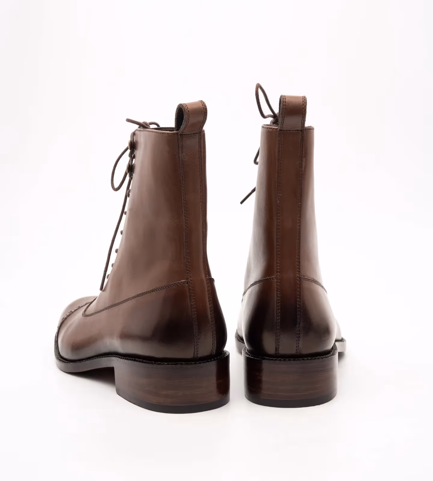 Hand Welted Brown Balmoral Boot image 4