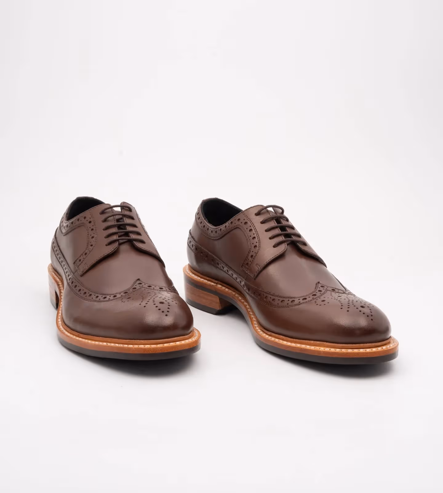 Hand Welted Brown Longwing Blucher image 1