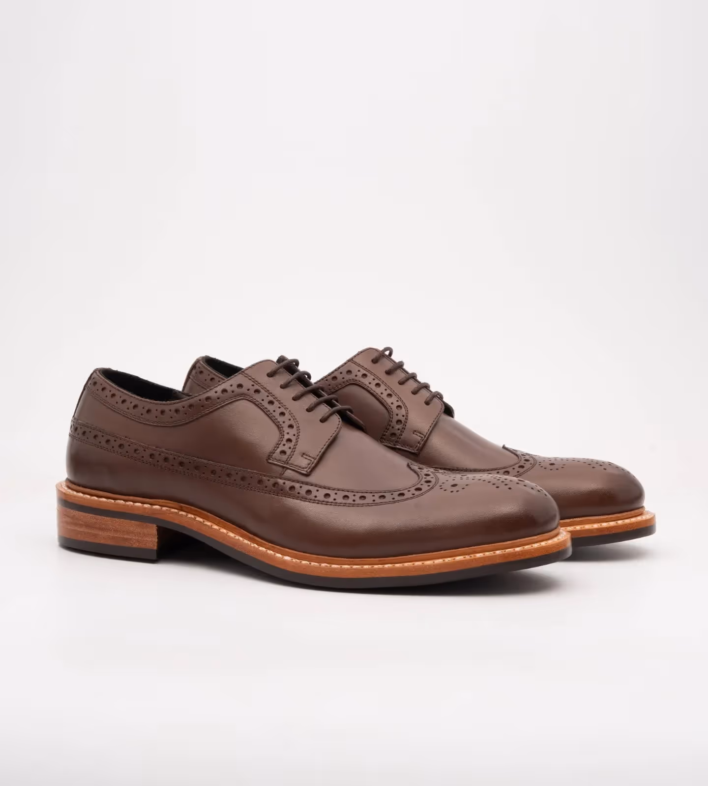 Hand Welted Brown Longwing Blucher image 2