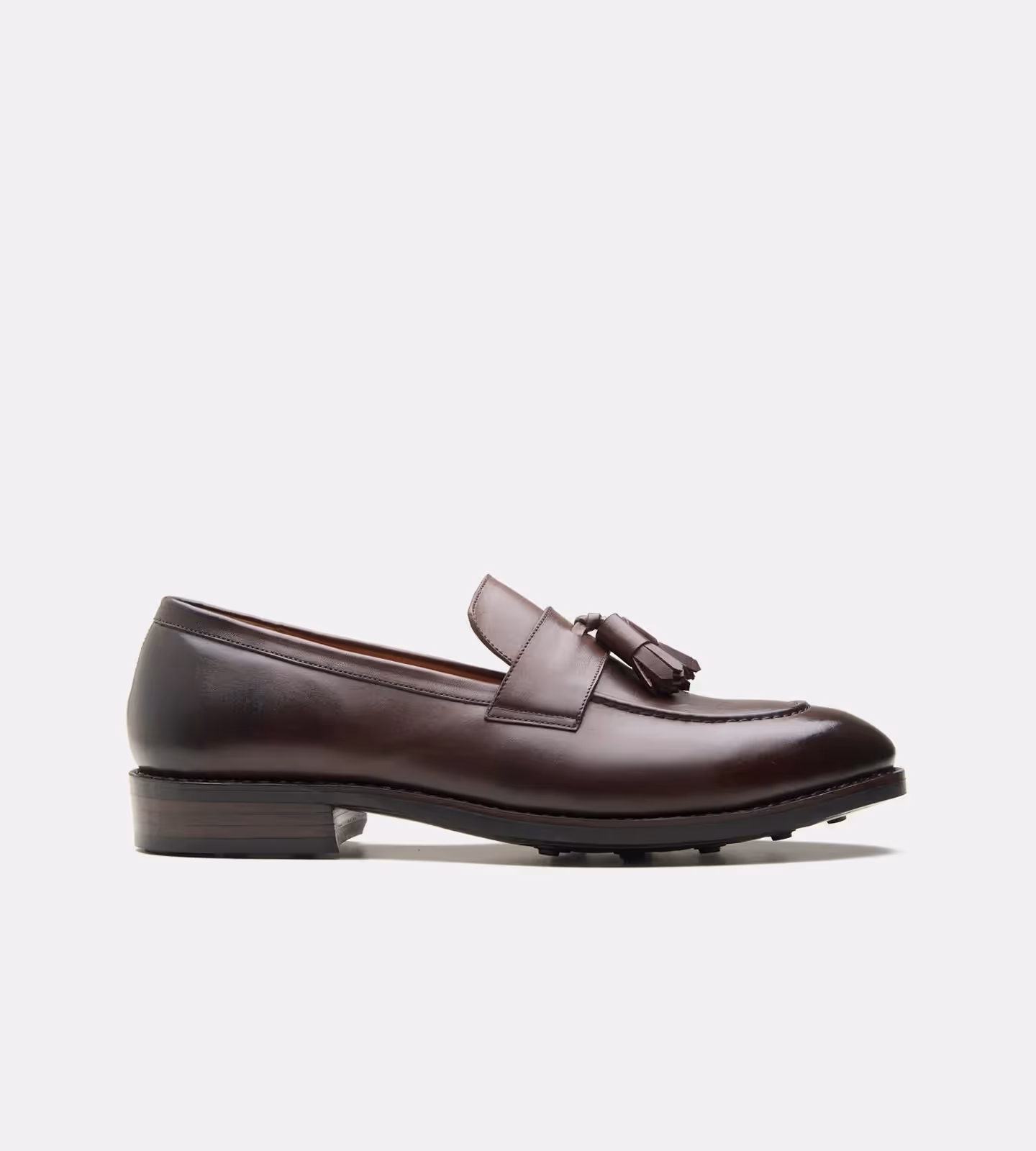 Hand Welted Brown Tassel Loafers image 3