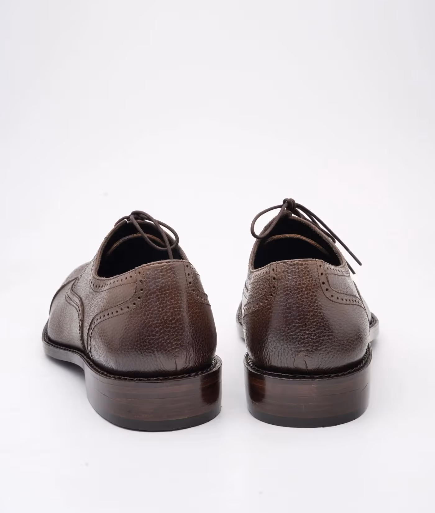 Hand Welted Brown Wax Milled Brogues Oxfords image 4