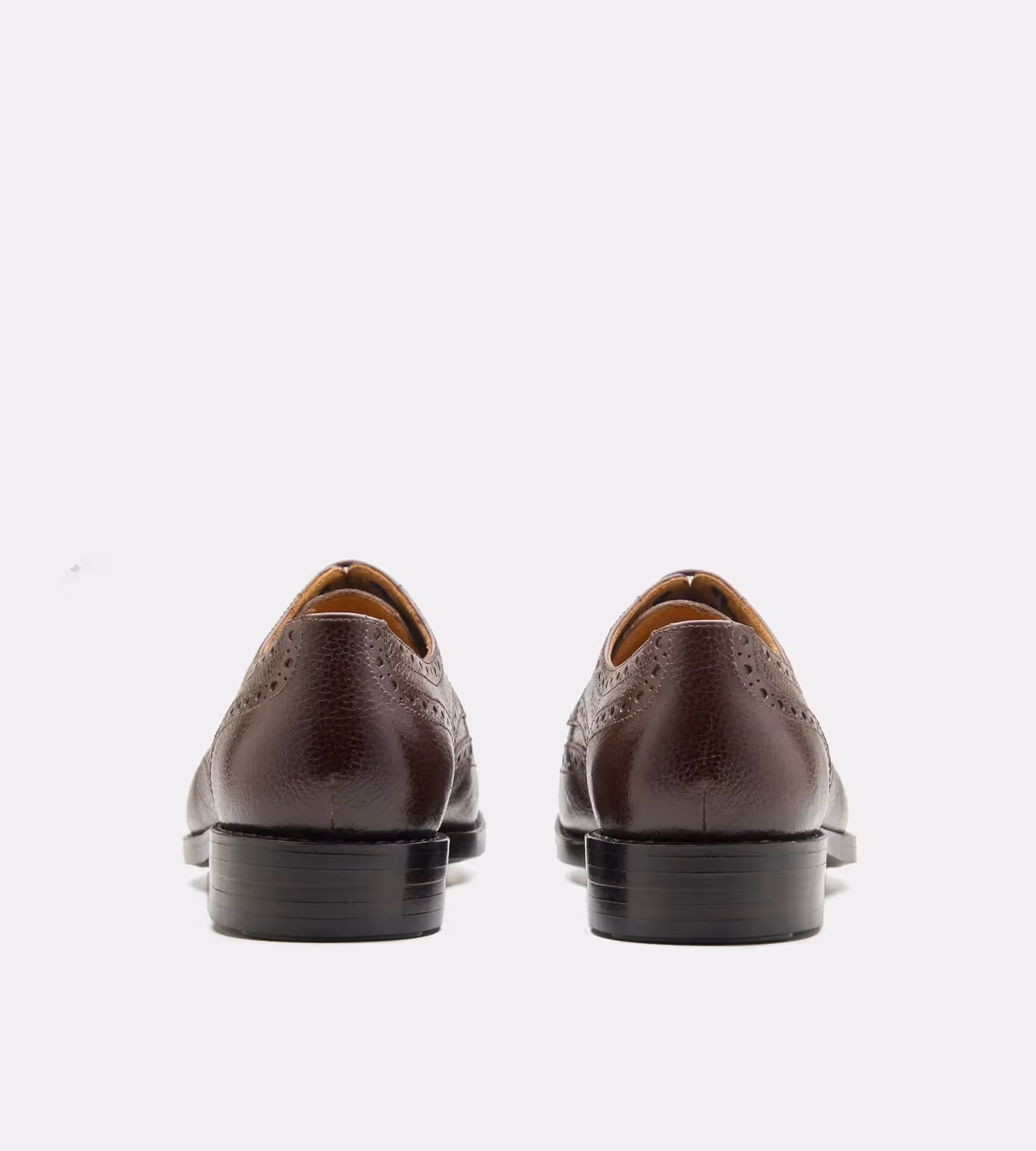 Hand Welted Brown Wax Milled Wingtip Derby  image 4