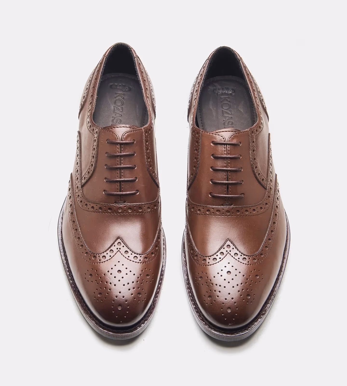 Hand Welted Brown Wingtip Oxfords image 2