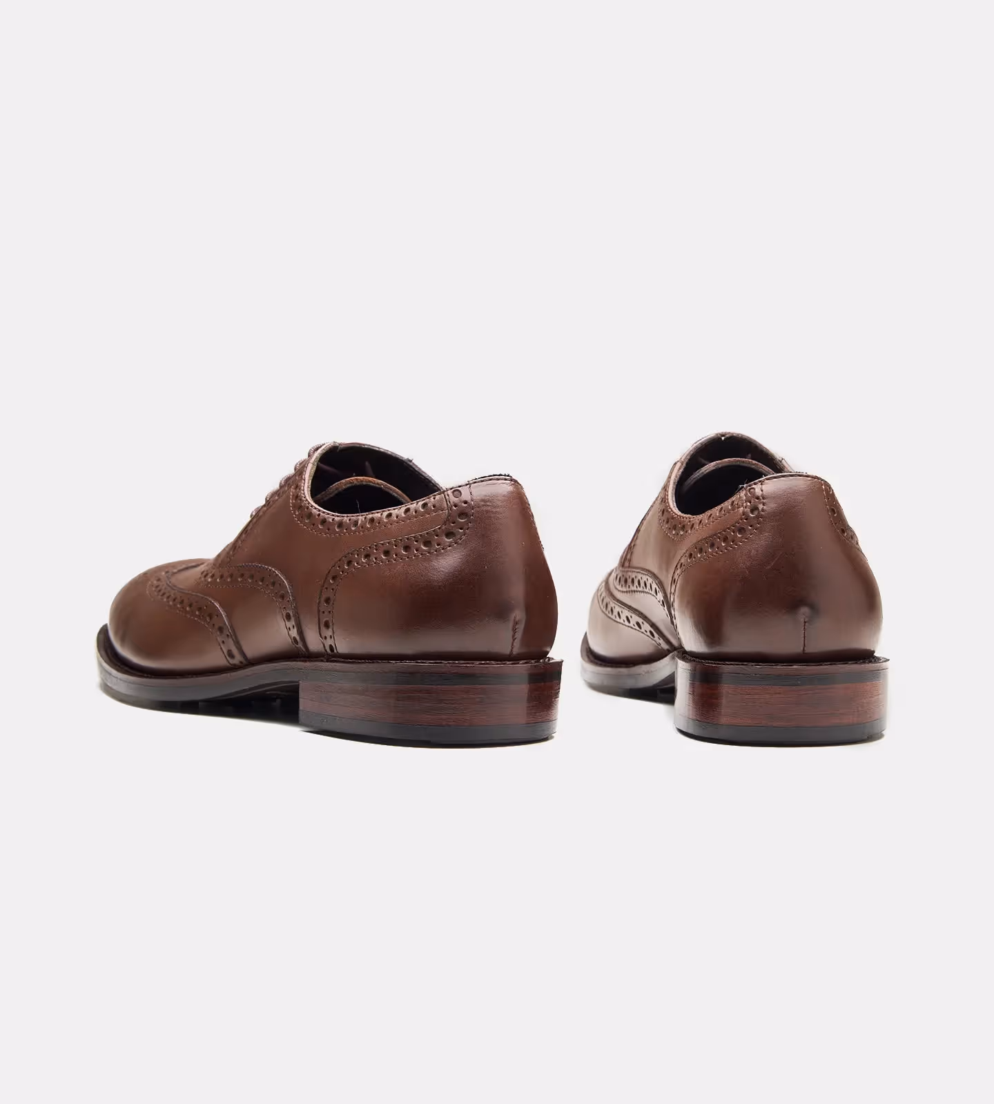 Hand Welted Brown Wingtip Oxfords image 7