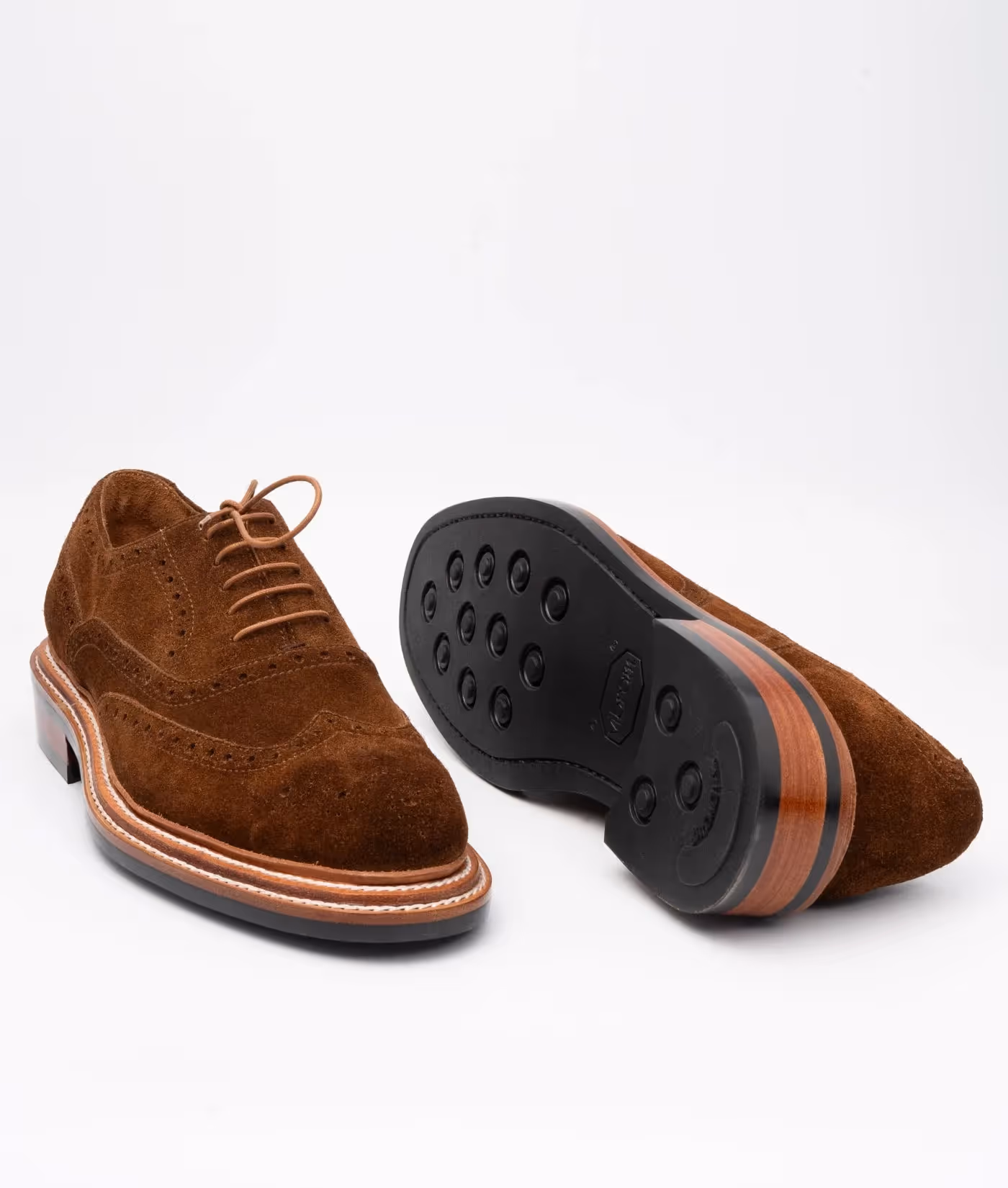 Hand-Welted C.F. Stead Suede Wingtip  image 4